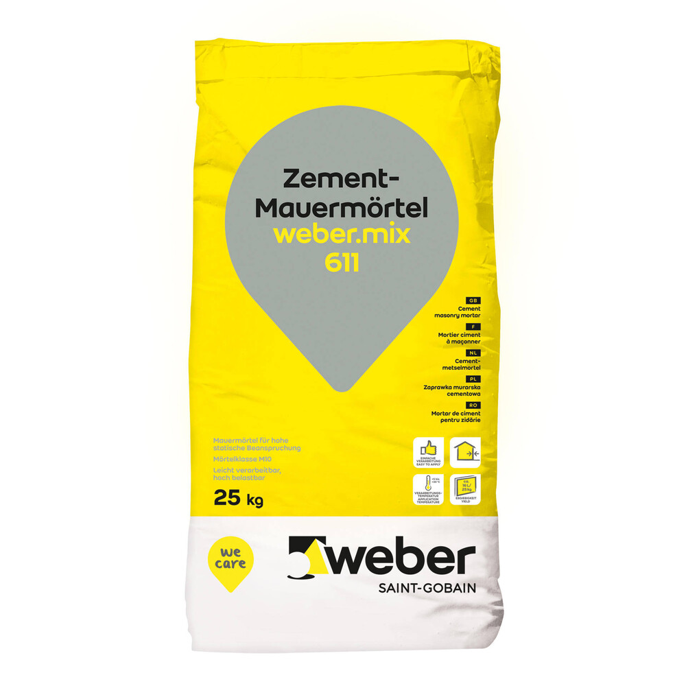 weber.mix 611 Verpackung weber.mix 611
